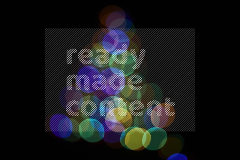 Bokeh light in multicolor