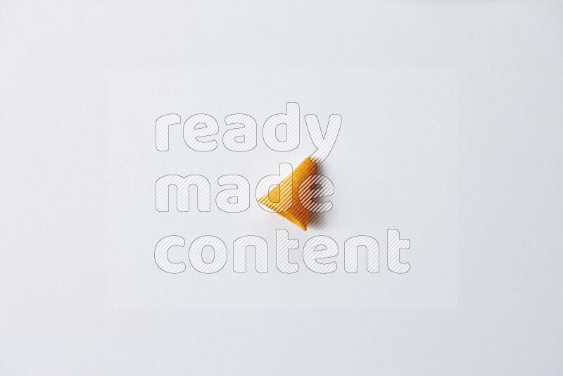 Assorted snacks on white background