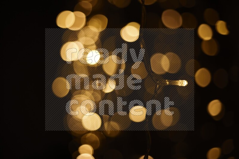 Bokeh light in yellow