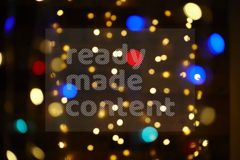 Bokeh light in multicolor