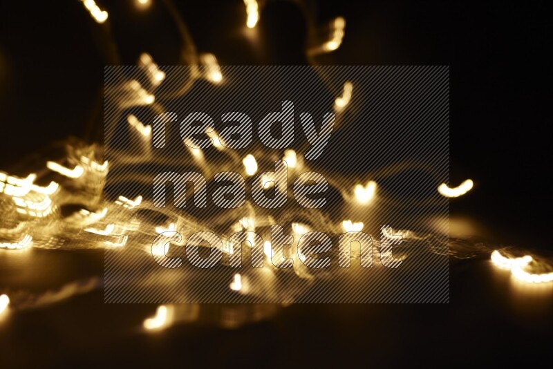 Bokeh light in yellow