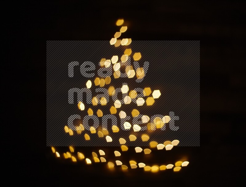 Bokeh light in geometric shape