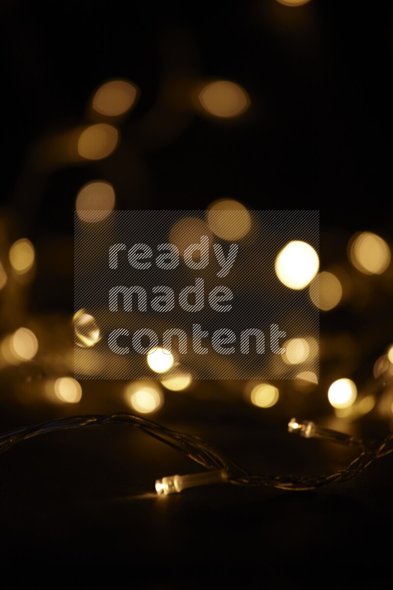 Bokeh light in yellow