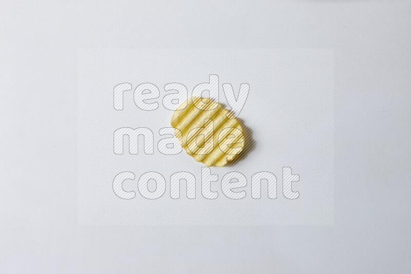 Chips snacks on white background