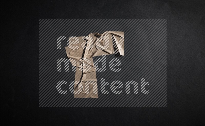 Duct tape on black background