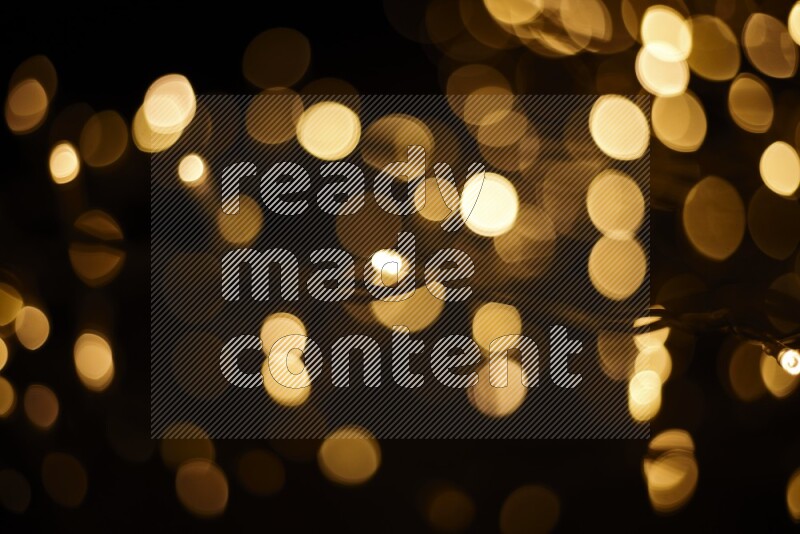 Bokeh light in yellow