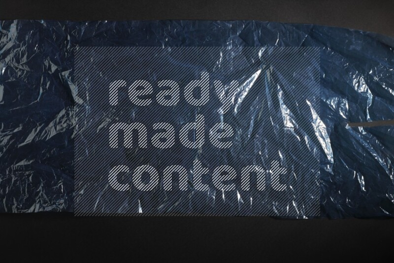 Colored plastic textures on black background