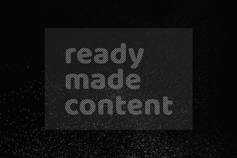 Snow spray on black background