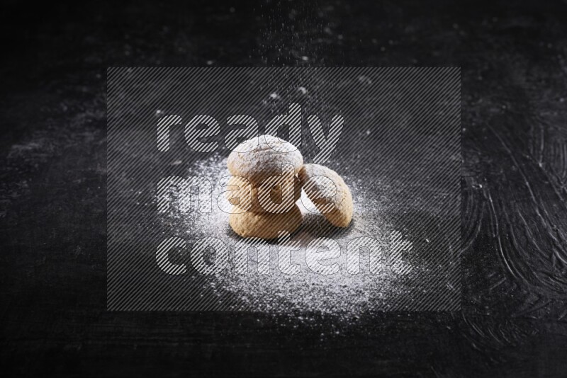 Kahk on a black background