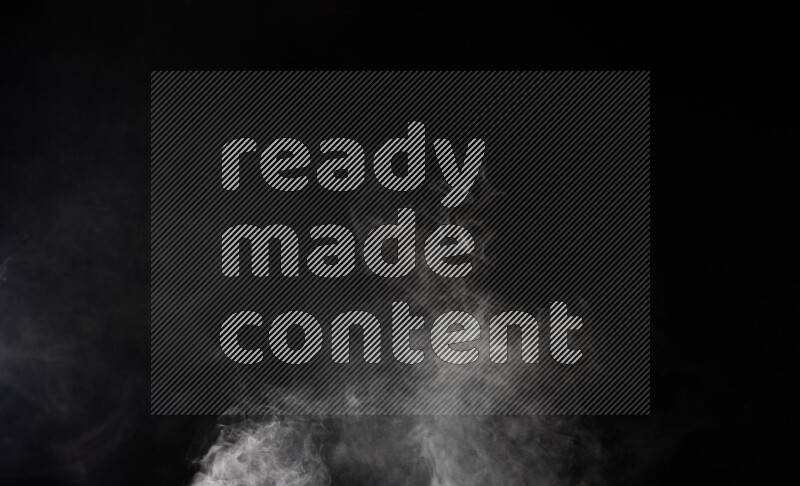 irregular white smoke on black background.