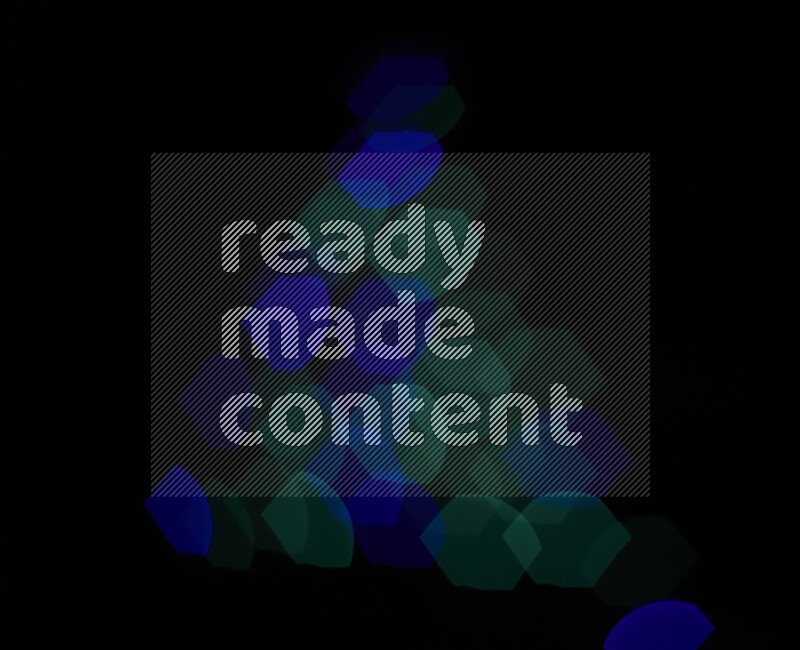 Bokeh light in geometric shape