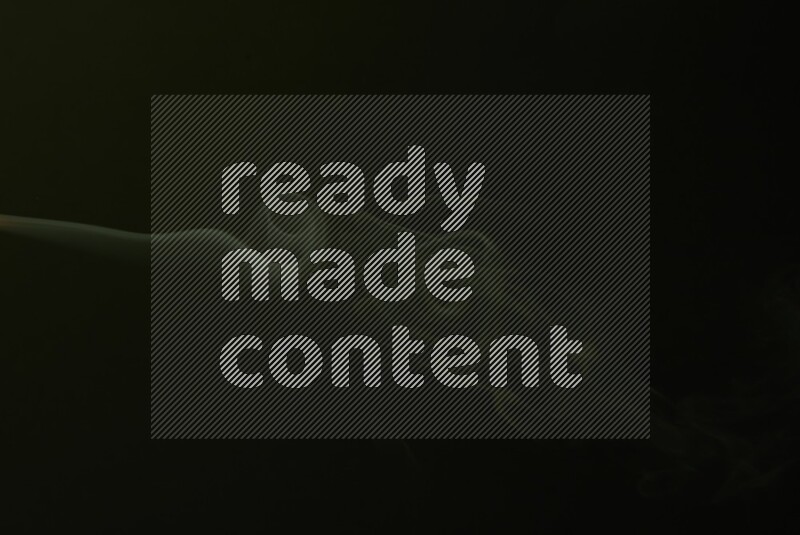 Wavy smoke motion in green