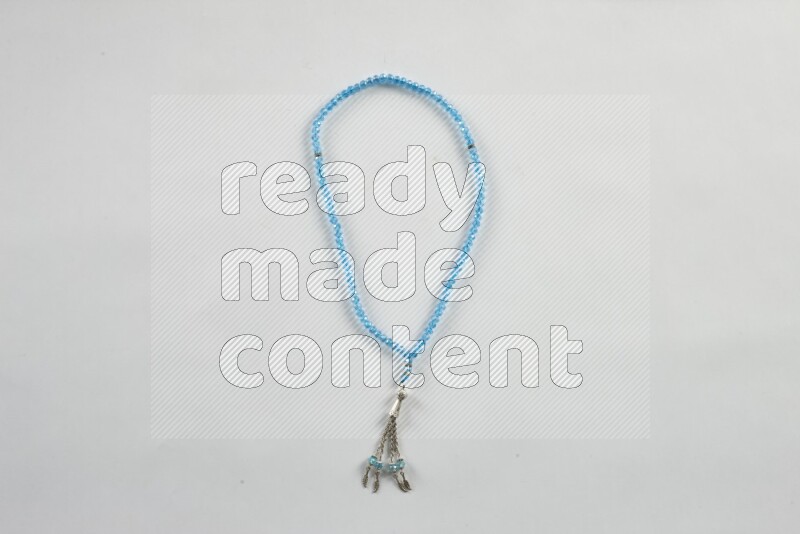 A prayer beads placed on white background
