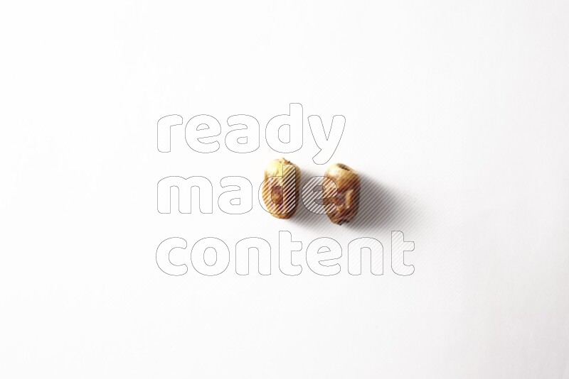 Dates on white background