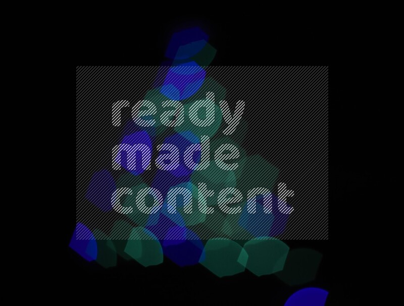 Bokeh light in geometric shape