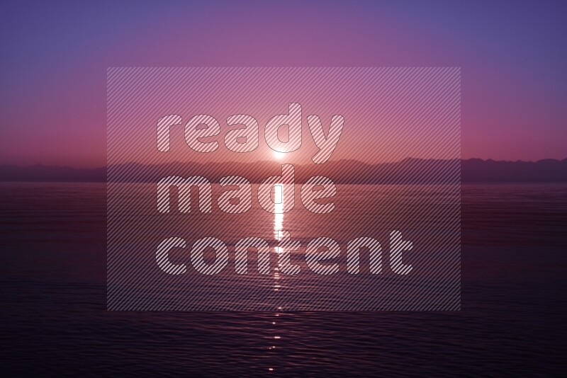 Sunrise over the water