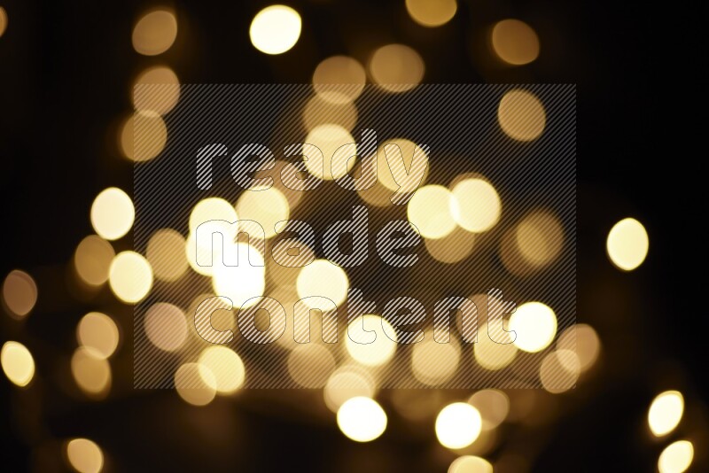 Bokeh light in yellow