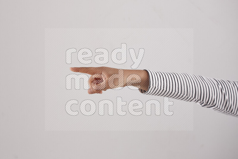 Woman hands gesturing sign language
