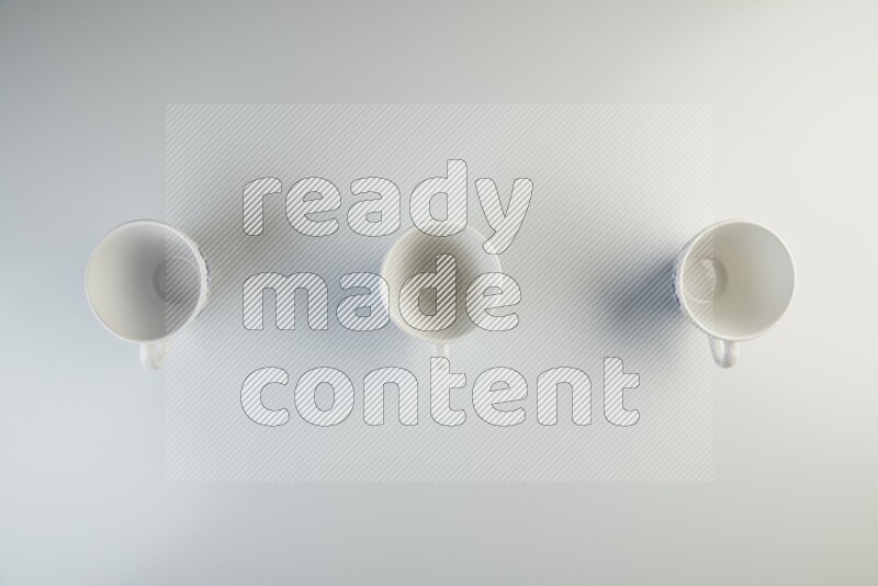 white mug on white background