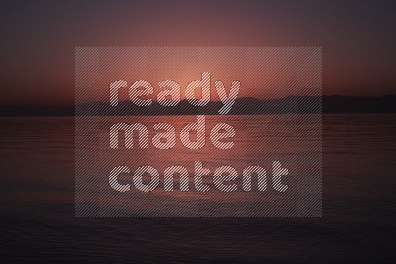 Sunrise over the water