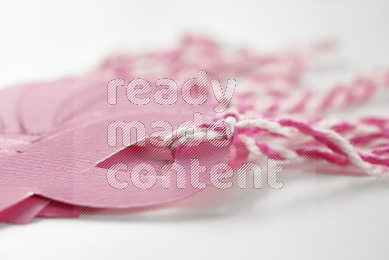 Cancer awareness signs on white background