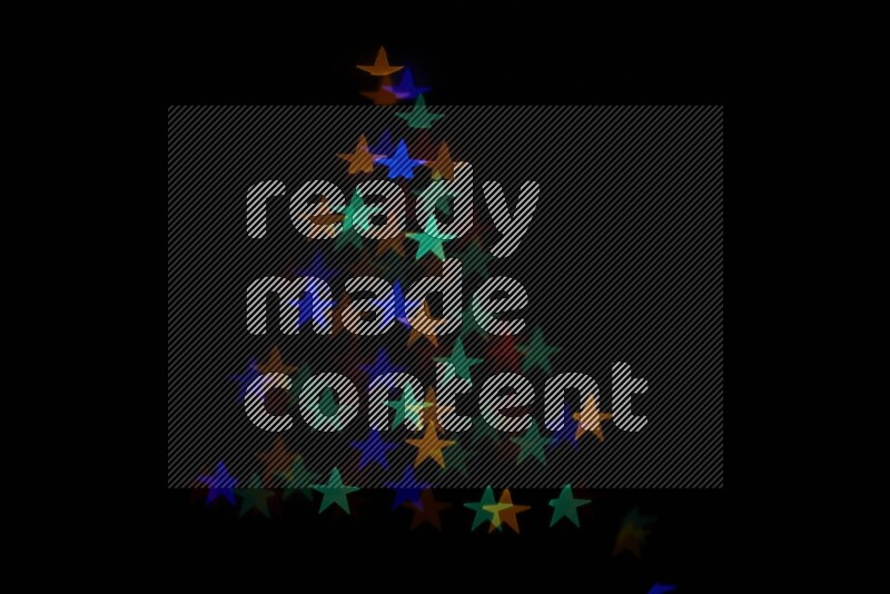 Bokeh light in star shape