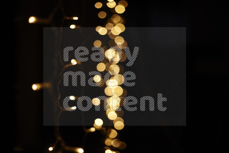 Bokeh light in yellow