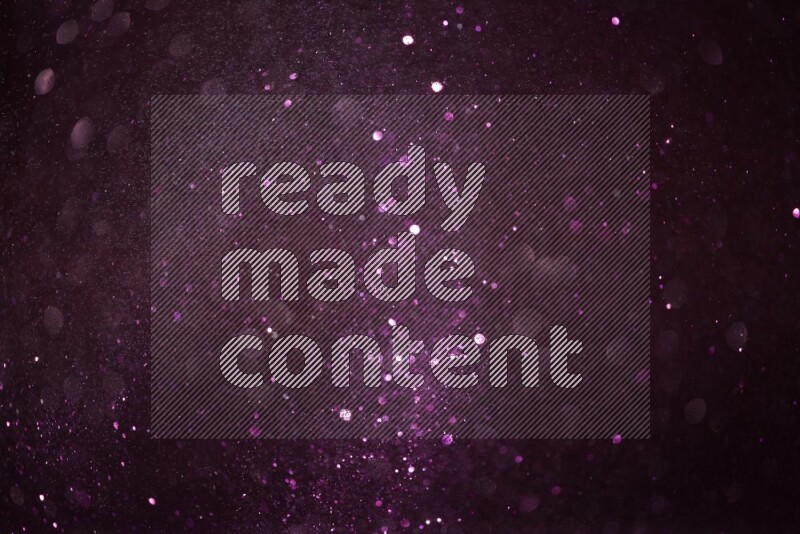 Pink glitter powder isolated on black background