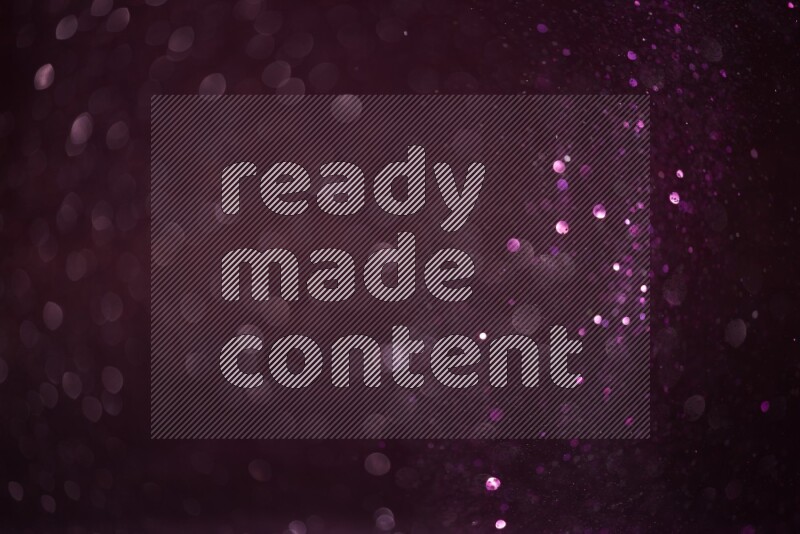 Pink glitter powder isolated on black background