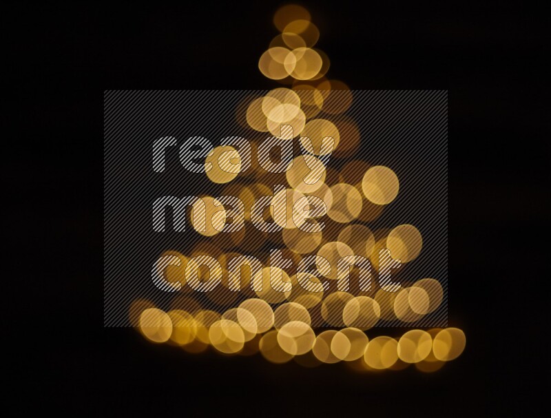 Bokeh light in yellow
