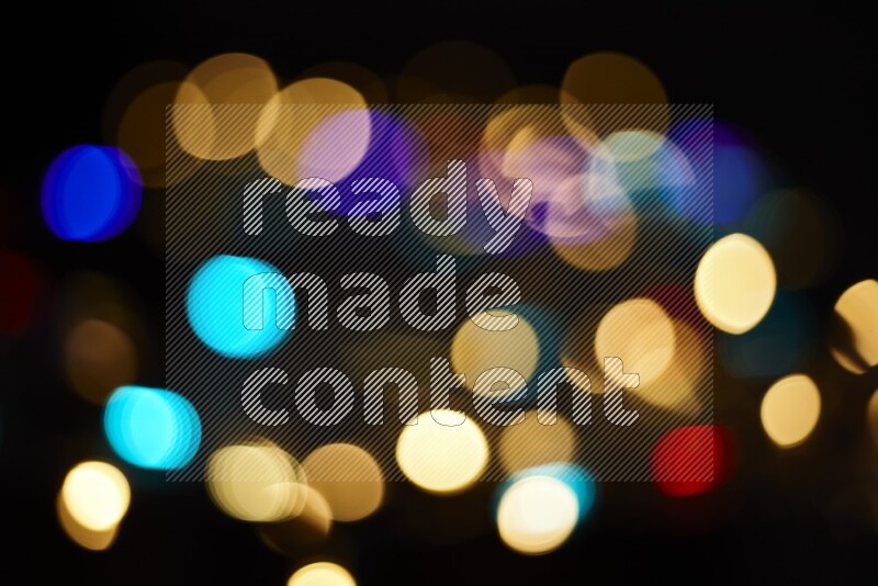 Bokeh light in multicolor
