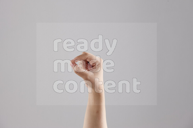 Woman hands gesturing sign language