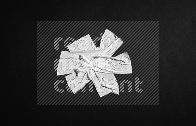 Duct tape on black background