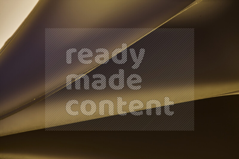 An abstract art piece displaying smooth curves in warm and cold gradients created by colored light