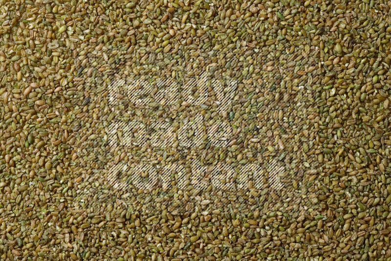 Freekeh on white background