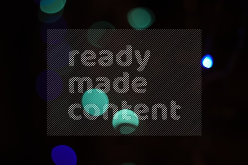 Bokeh light in multicolor