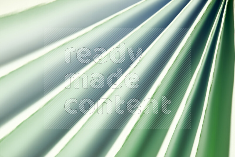 An image presenting an abstract paper pattern of lines in green and white tones