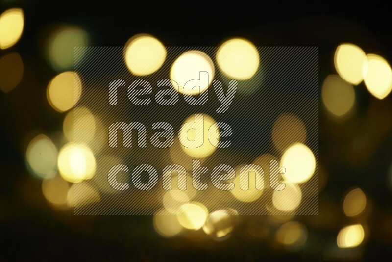 Bokeh light in yellow