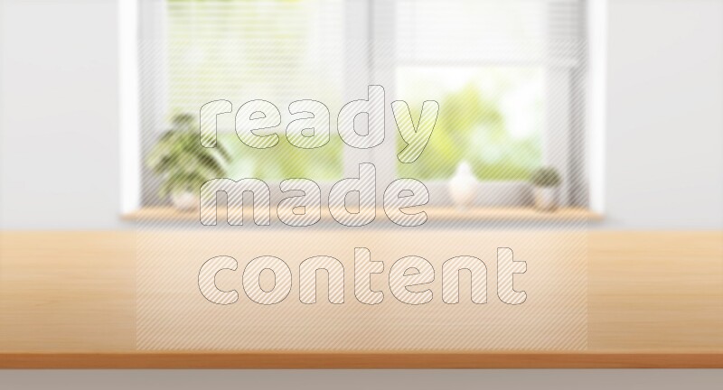 Kitchen tabletop with kitchen view