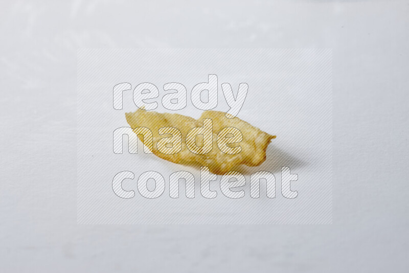 Chips snacks on white background