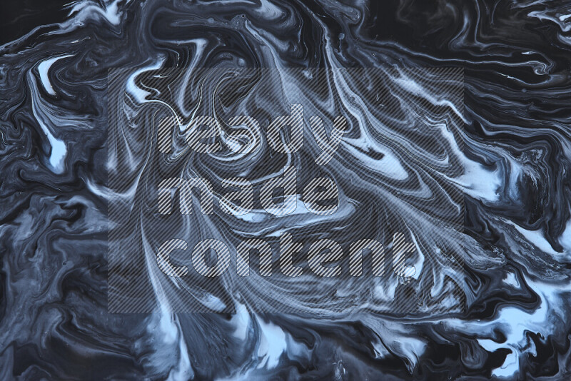 Abstract colorful background with mixed of blue and black paint colors