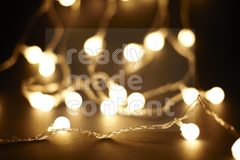 Bokeh light in yellow