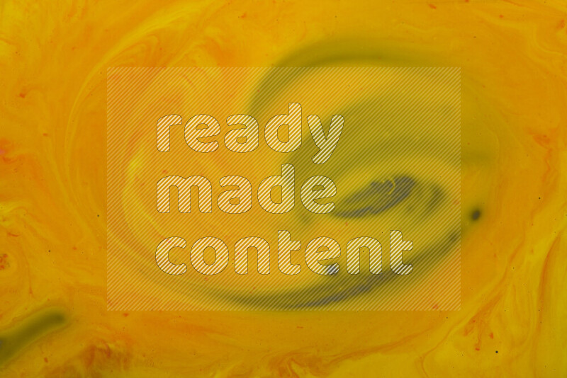 Close-ups of abstract yellow paint texture in different shapes