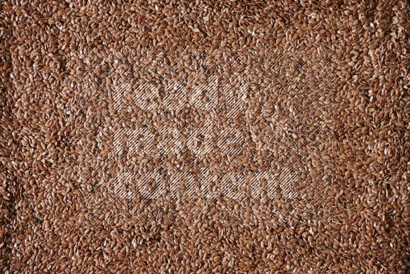 Flaxseeds Filling the Frame on a black Flooring