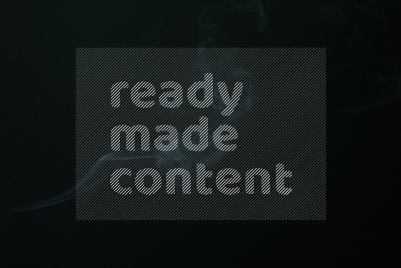 Wavy smoke motion in green