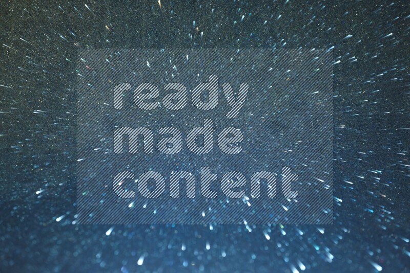 Blue glittery bokeh background