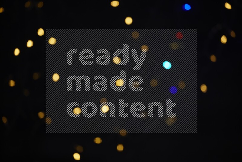 Bokeh light in multicolor