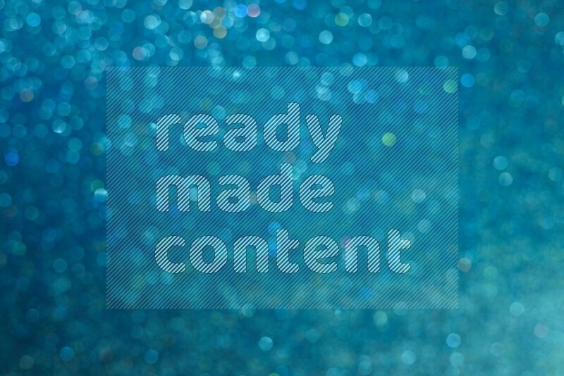 Blue glittery bokeh background