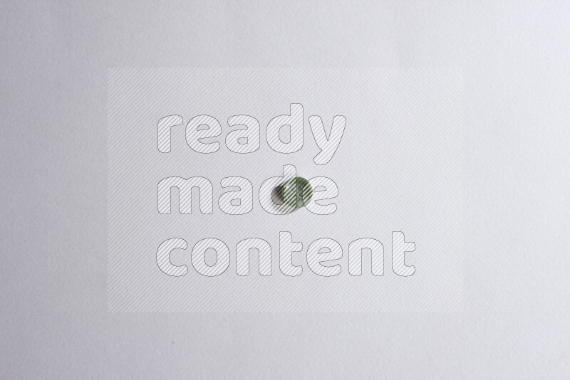 One colored button on grey background