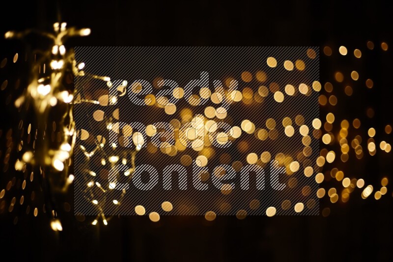 Bokeh light in yellow